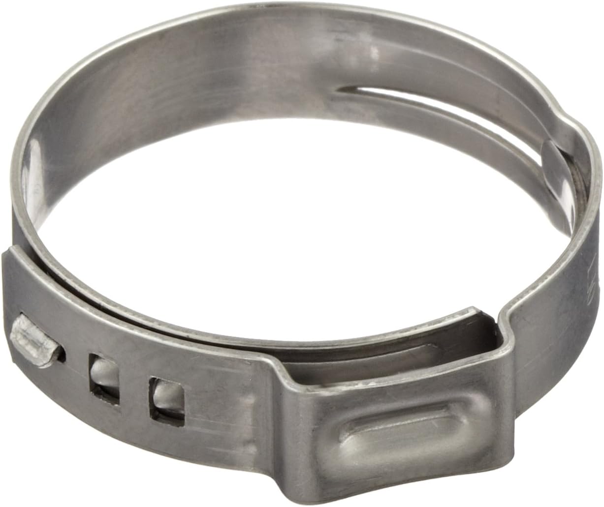 Oetiker 16700013 Stepless Ear Clamp, One Ear, Clamp ID Range 12 mm (Closed) - 14.5 mm (Open) (Pack of 100)