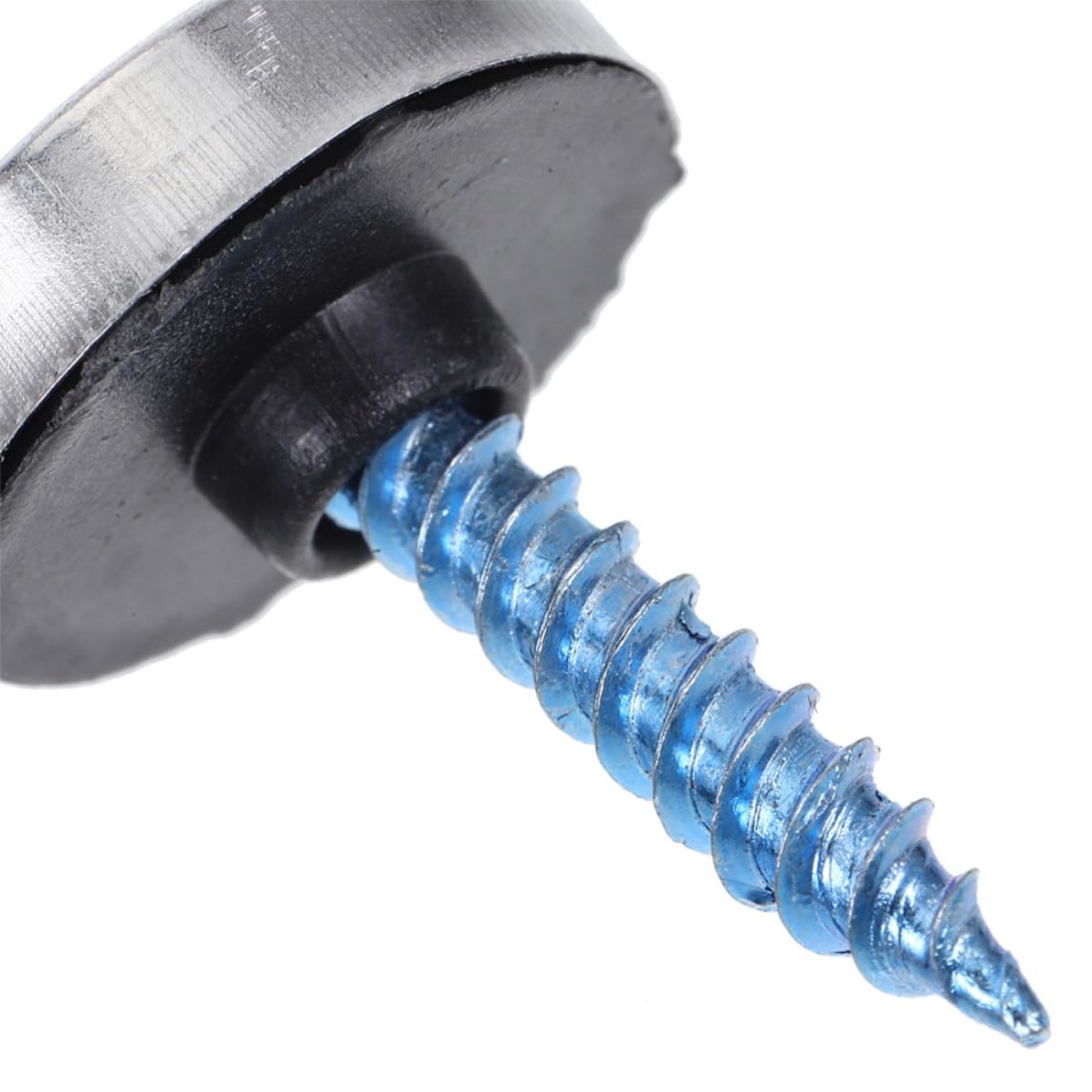 STOBAZA 5 Juegos Clavos de Espejo de Acero Inoxidable para Paneles | Tapa Decorativa Plata, Instalación Sencilla, Uso Versátil, Acero Inoxidable y Plástico, para Fijación Segura