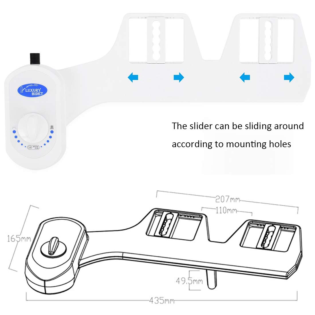 Kit Spray Per Bidet Non Elettrico Per Bidet Con Controllo Dell - Foto 4