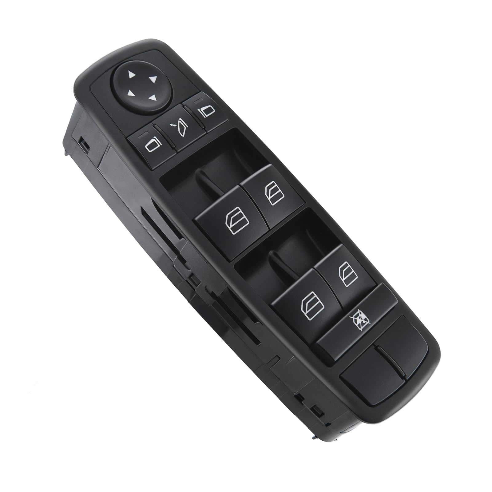 KAOLALI Interruttore alzacristalli per finestrino per Mercedes Benz W164, GL320, GL350, GL450, ML320, ML350, ML450, ML500, R320, R350 - Pulsante Nero Manopola - OEM