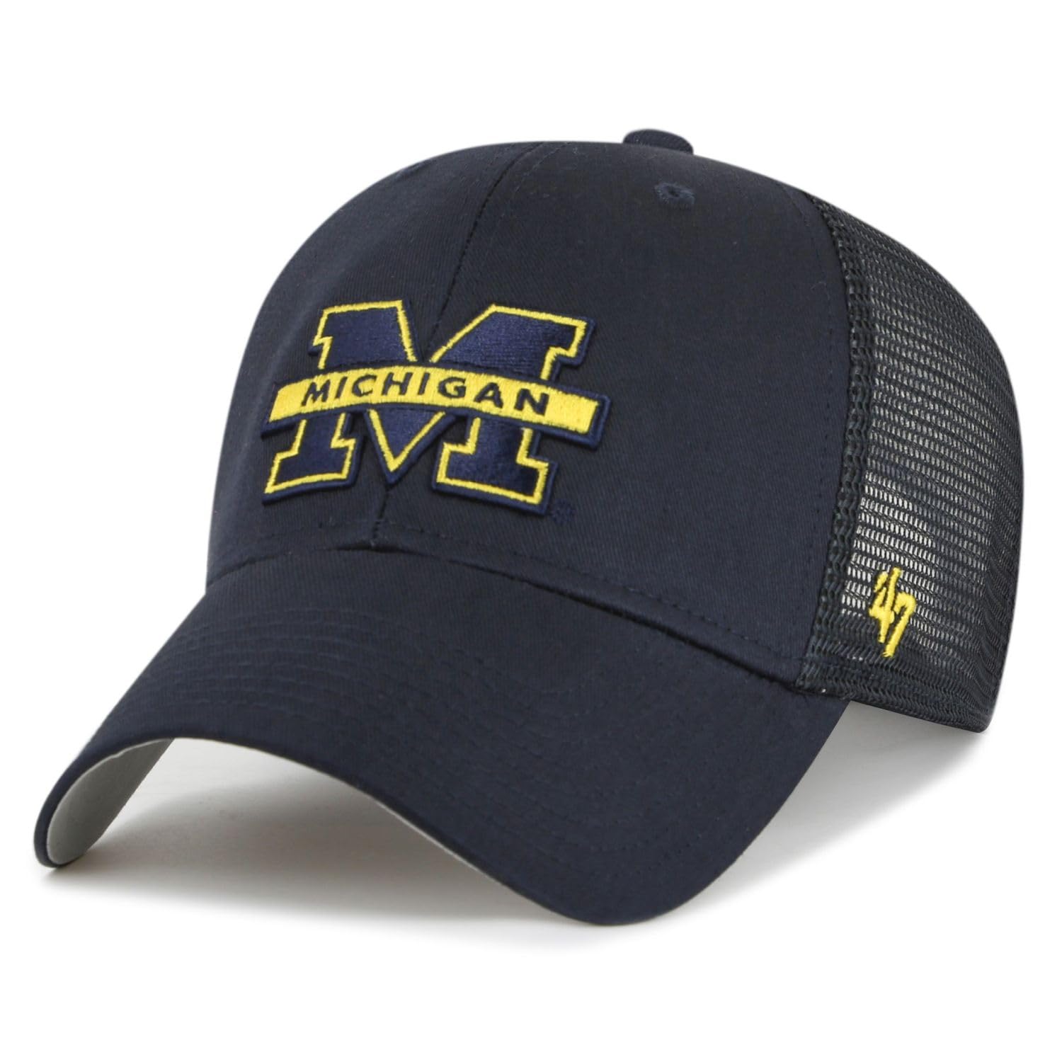 47 Brand Trucker Cap - Branson Michigan Wolverines Navy