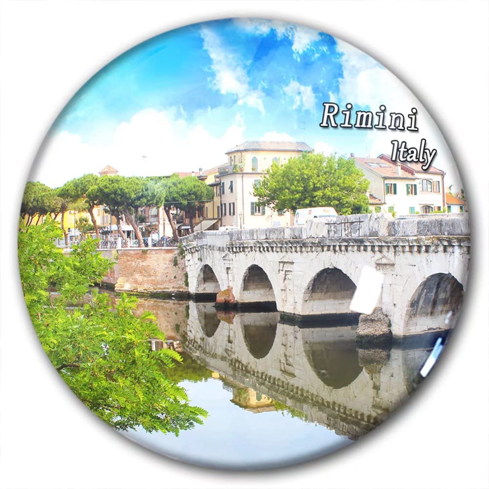 Italy Rimini Fridge Magnet Refrigerator Stickers Decorative Magnet Travel Souvenir Crystal Glass