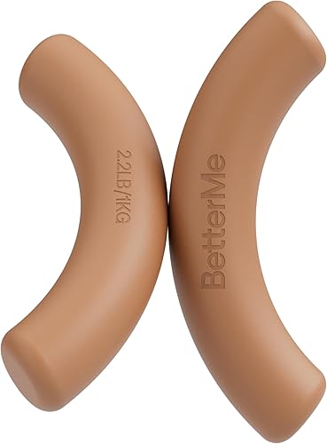 BetterMe - Mancuernas Sculpt  Par de pesas de mano de neopreno de 2.2 libras  Pesas antideslizantes de agarre suave para mujeres  Mancuernas