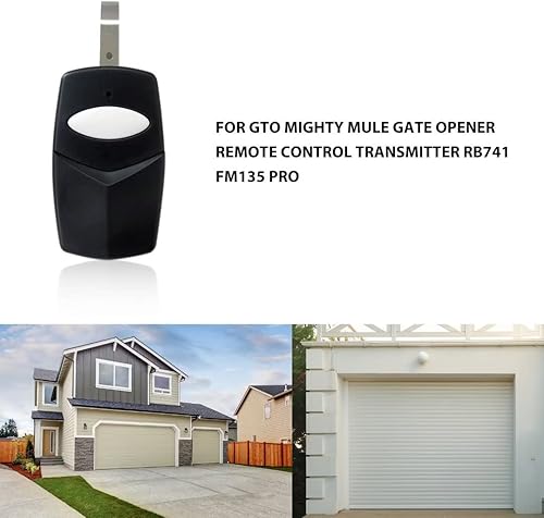 Miniatura 7 de Performance Gate Opener Compatible for GTO Mighty Mule Gate Opener Remote Control Transmitter RB741 FM135 PRO,Pack of 3 (Blcak)