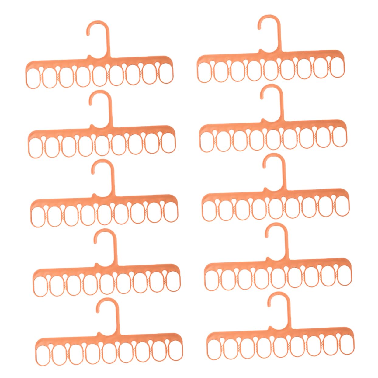 BUGUUYO 10pcs Multi Functional Clothes Rack Space Saving Punch Hanger for Apartment and Dormitory Non Deformable Storage Stand for Organized Clothes
