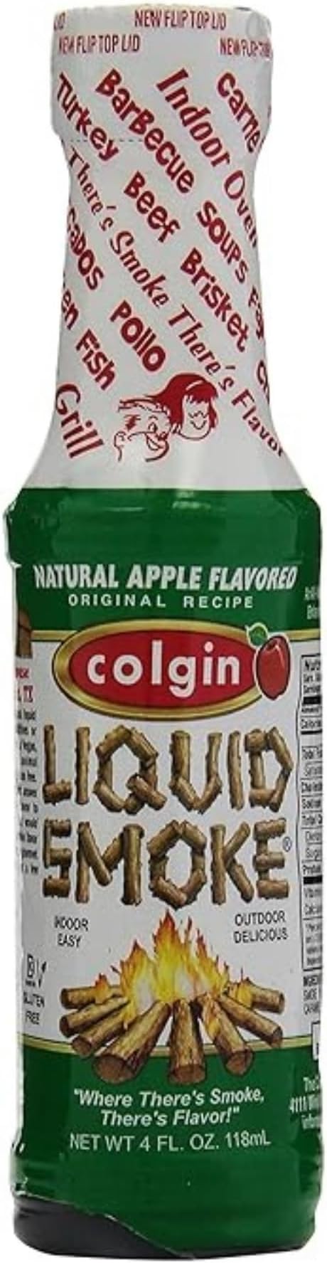 All Natural Apple Flavored Liquid Smoke - 4oz