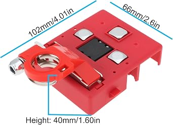 Car Modification Battery Clip 32V 400A Battery Terminal Connector 8200381281 Compatible with Renault Cenic II Megane II