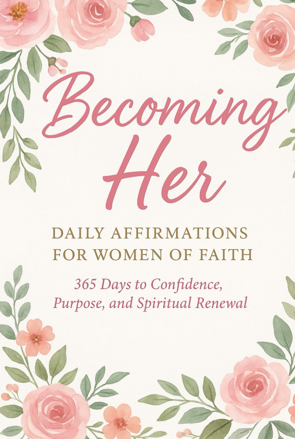 Becoming Her: Daily Affirmations for Women of Faith A 365-Day Journey to Confidence, Purpose, and Spiritual Renewal (Becoming Her Series)