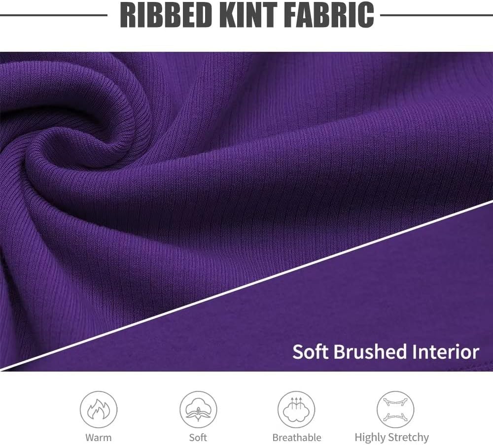 Zengjo Mens Mock Turtleneck Long Sleeve Shirts Thermal Baselayer Top - Image 7