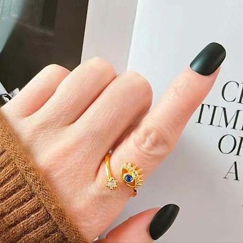 Miniatura 242 de 925 Sterling Silver Ring Minimalist Adjustable Rings Band Handmade Rings for Women Girls