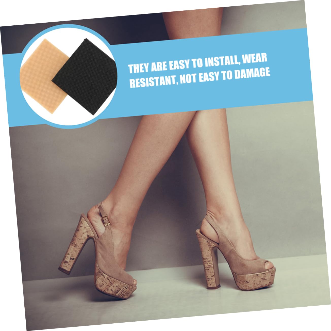 Healvian 20stücke Hochwertige Gummipads Für Schuhe Rutschfeste Sohle Für High Heels Und Boots Geräuschreduzierung Gummi Einfache Montage Langlebig Individuell Zuschneidbar
