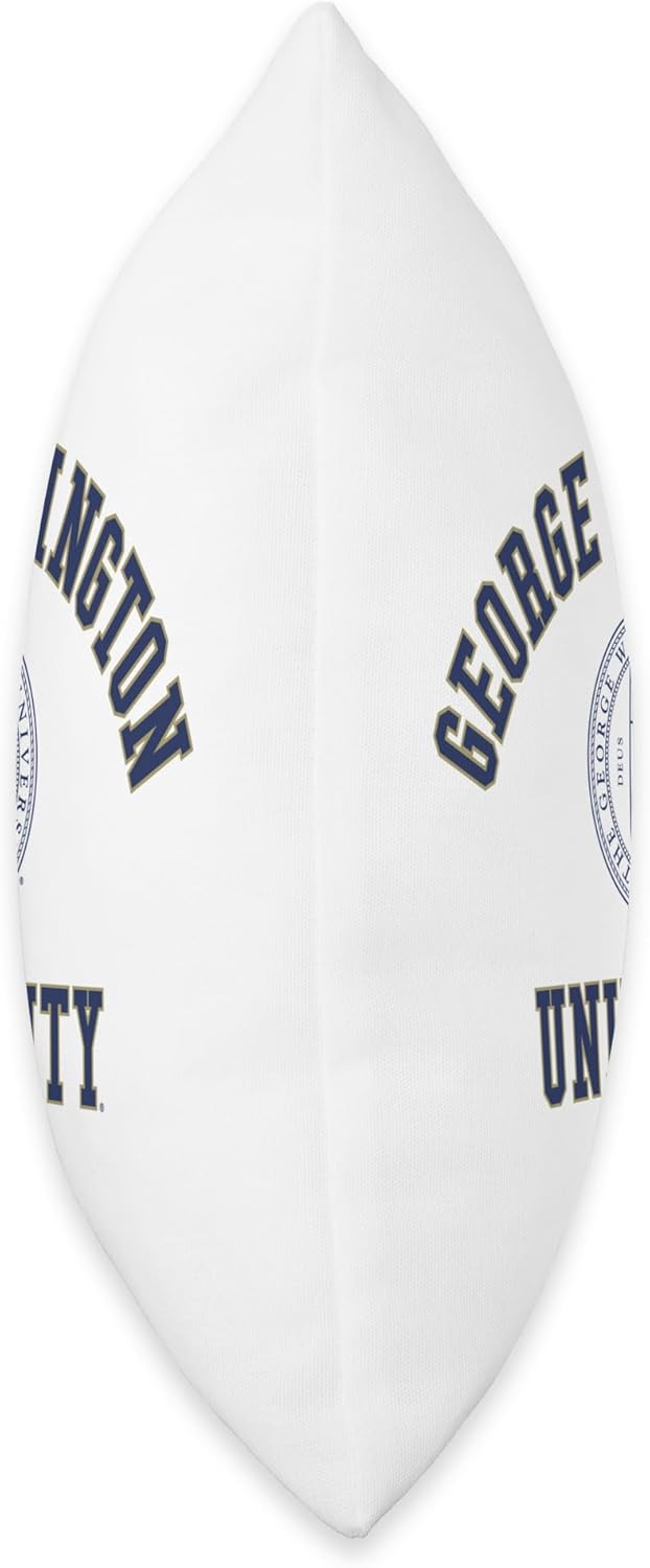 George Washington Revolutionaries Classic Arch Seal Grey Throw Pillow