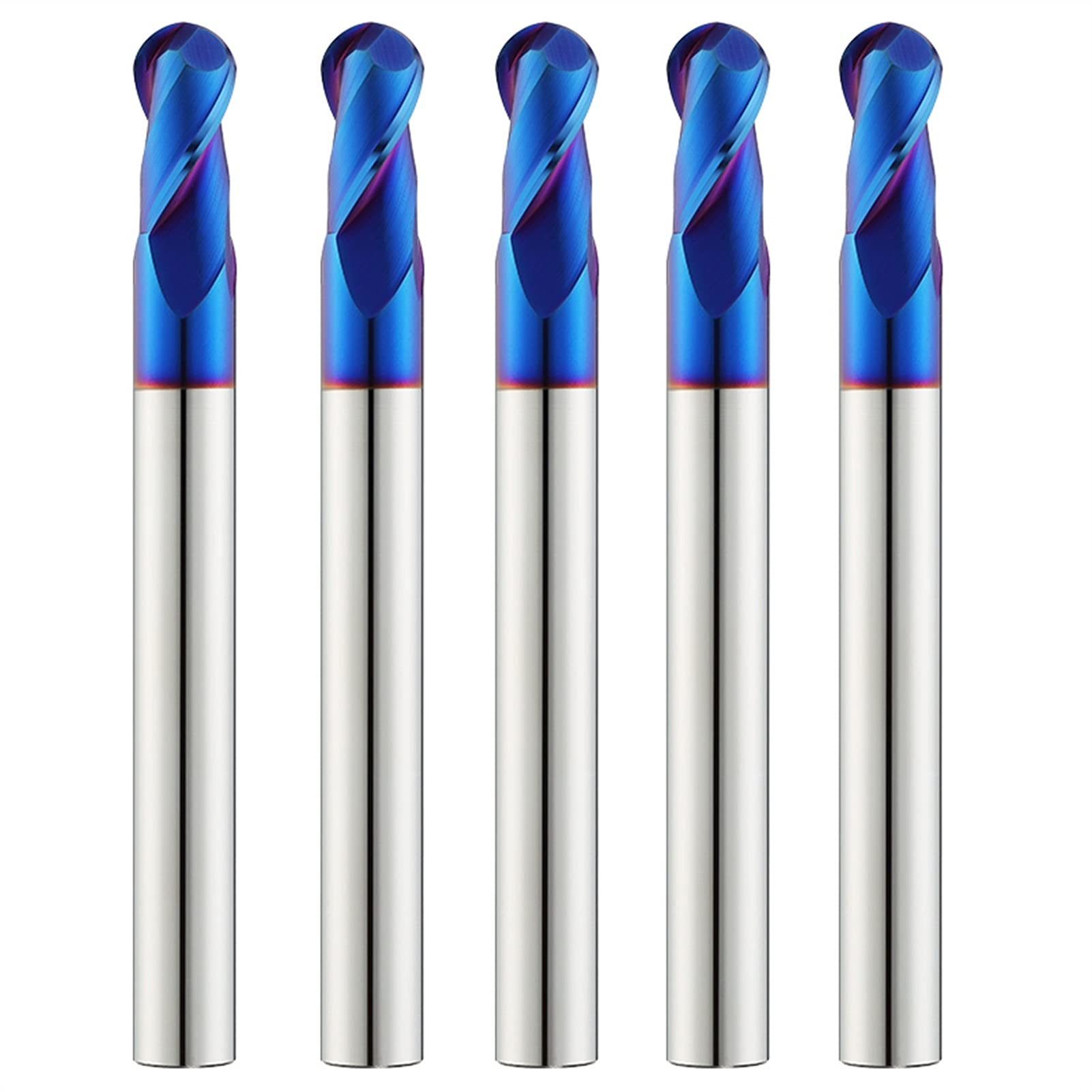 Fresa En Espiral HRC65 De 2 Flautas - Para Aluminio, 6mm, Ideal Para Máquinas CNC Y Grabado