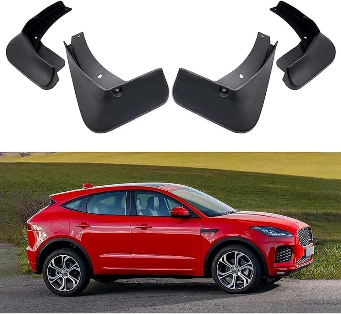 4 Pcs Car Mud Flaps for Jaguar E-Pace 2018 2019 2020, Car Front and Rear Splash Guards, Mudflaps Flap, Car Wheel Protection, Splashproof Waterproof Protects Accessories
