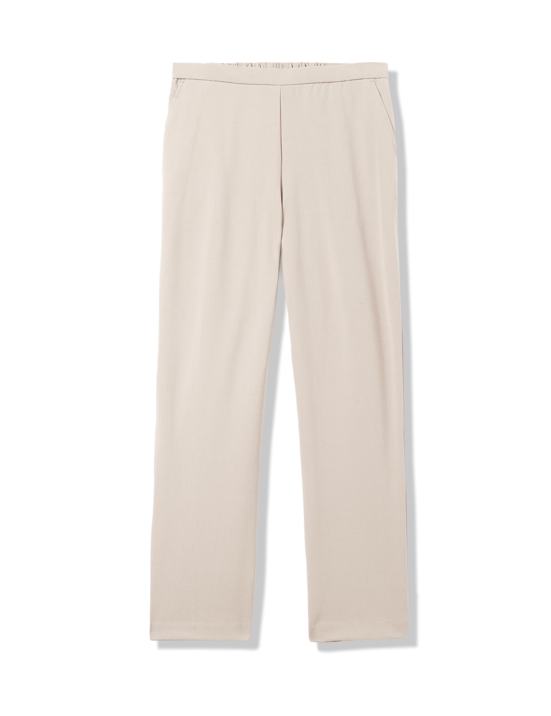 Briggs New York Women's Briggs Slip-on Trousers, Regular Short Length Dress Pants, Heather Rockridge, 20