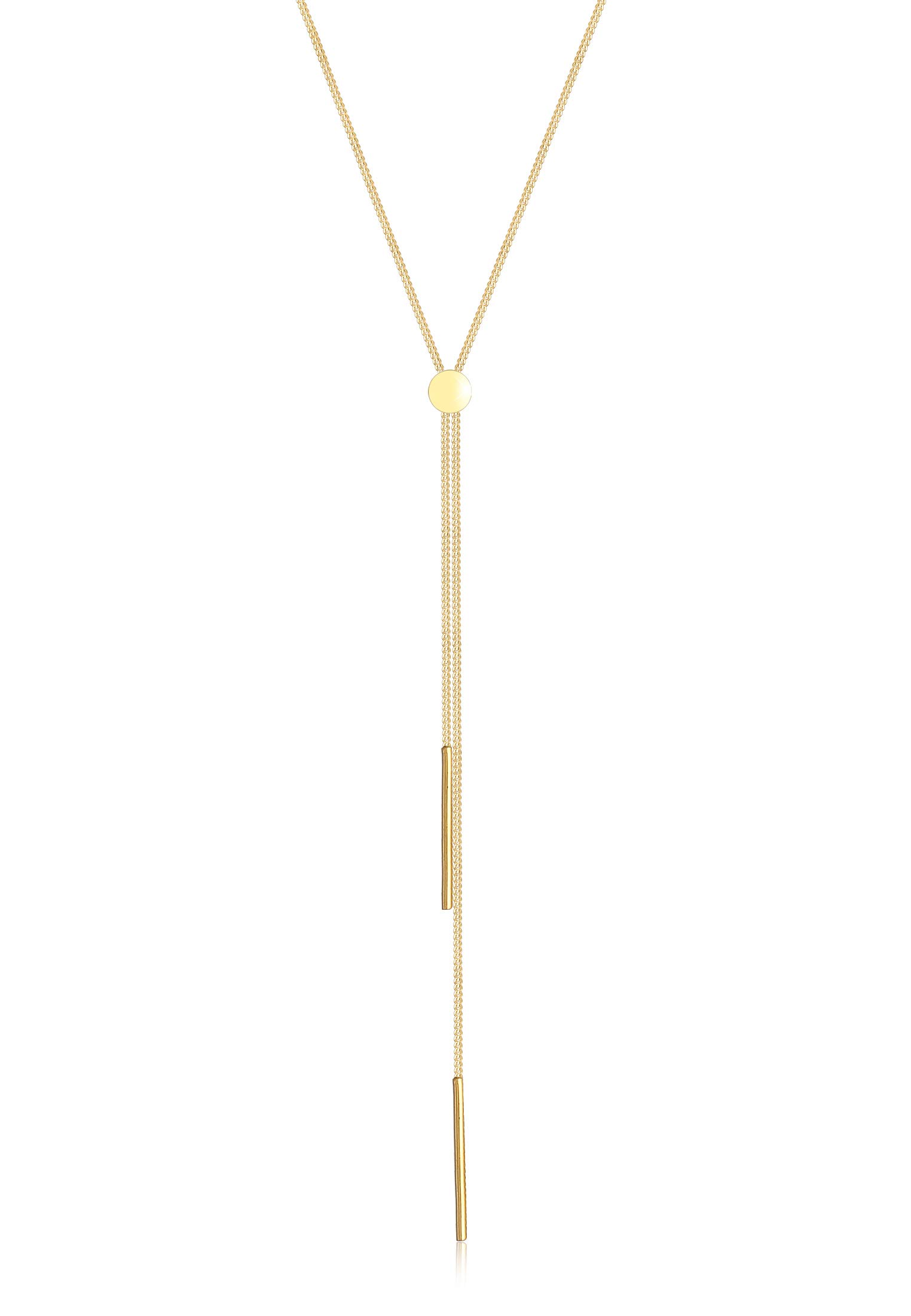 Elli Collares Mujeres Cadena en Y Geo Barra Básico Tendencia Blogger en Plata de Ley 925