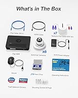 Vista 6 de 6 cámaras 8 canales 4K Ultra HD NVR sistema de seguridad