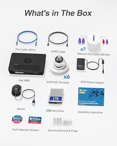 Miniatura 6 de 6 cámaras 8 canales 4K Ultra HD NVR sistema de seguridad