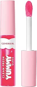 COVERGIRL - Clean Fresh Yummy Gloss - infused with Hyaluronic Acid and naturally-derived Antioxidants, for instant hydration, clean, vegan and gluten-free - But First a Cosmo - 450