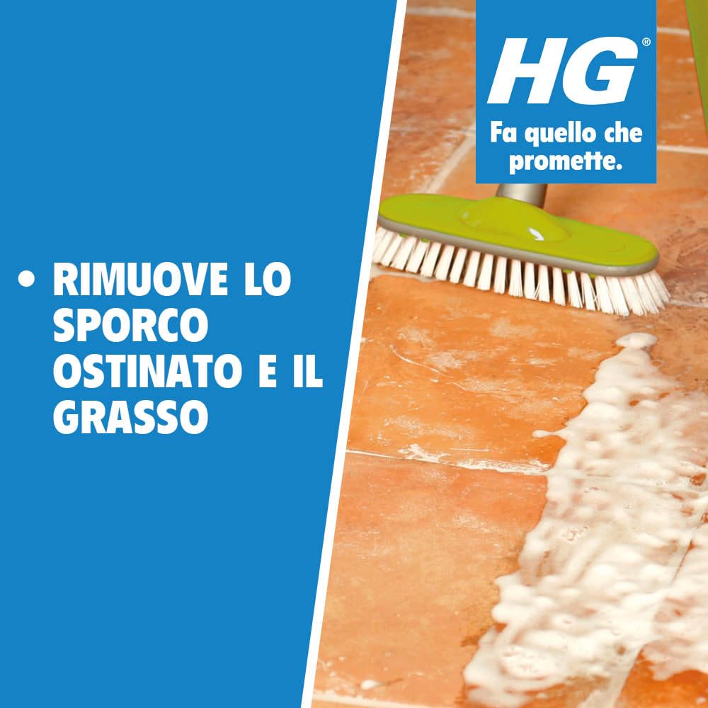 HG Pulitore Forte n. 87 Detergente Concentrato per Rimuovere Grasso 1 Litro