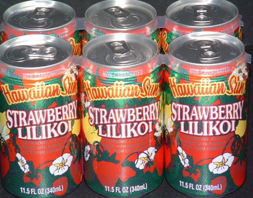Strawberry Lilikoi Tropical Juice ( 12 Cans)