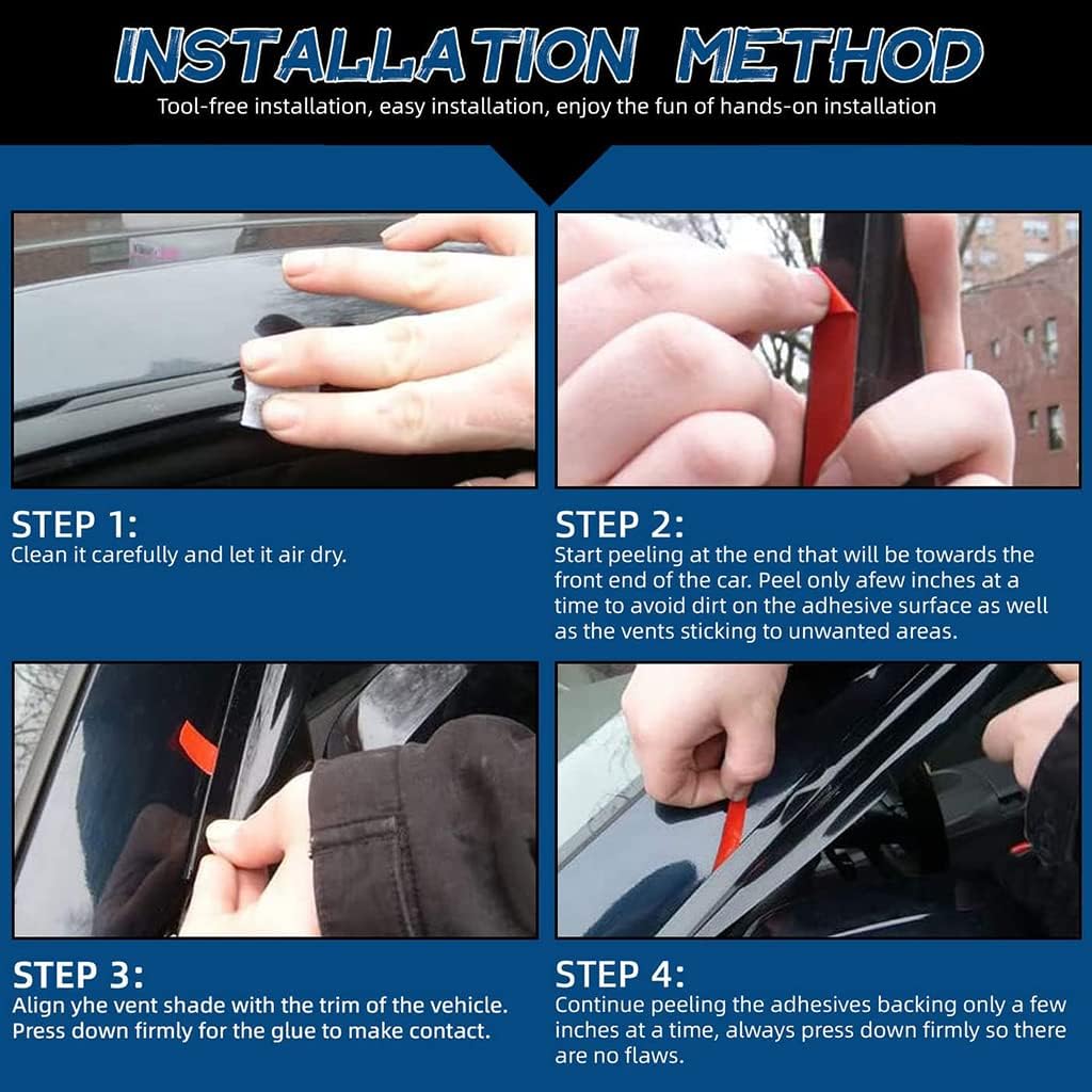 Deflettore dell'Aria del Tetto Apribile per Mazda 626 (HTB) 1997-2002,Lunetta Tetto Apribile Parapioggia Visiera Tetto Lunare Antivento antirumore Spoiler Auto Accessori