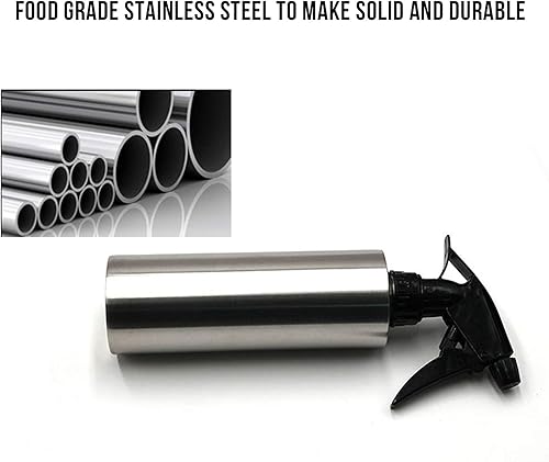 Miniatura 3 de TOPINCN Plant Mister - Botella pulverizadora de acero inoxidable con presión manual para riego multifuncional, olla de riego a presión, latas de