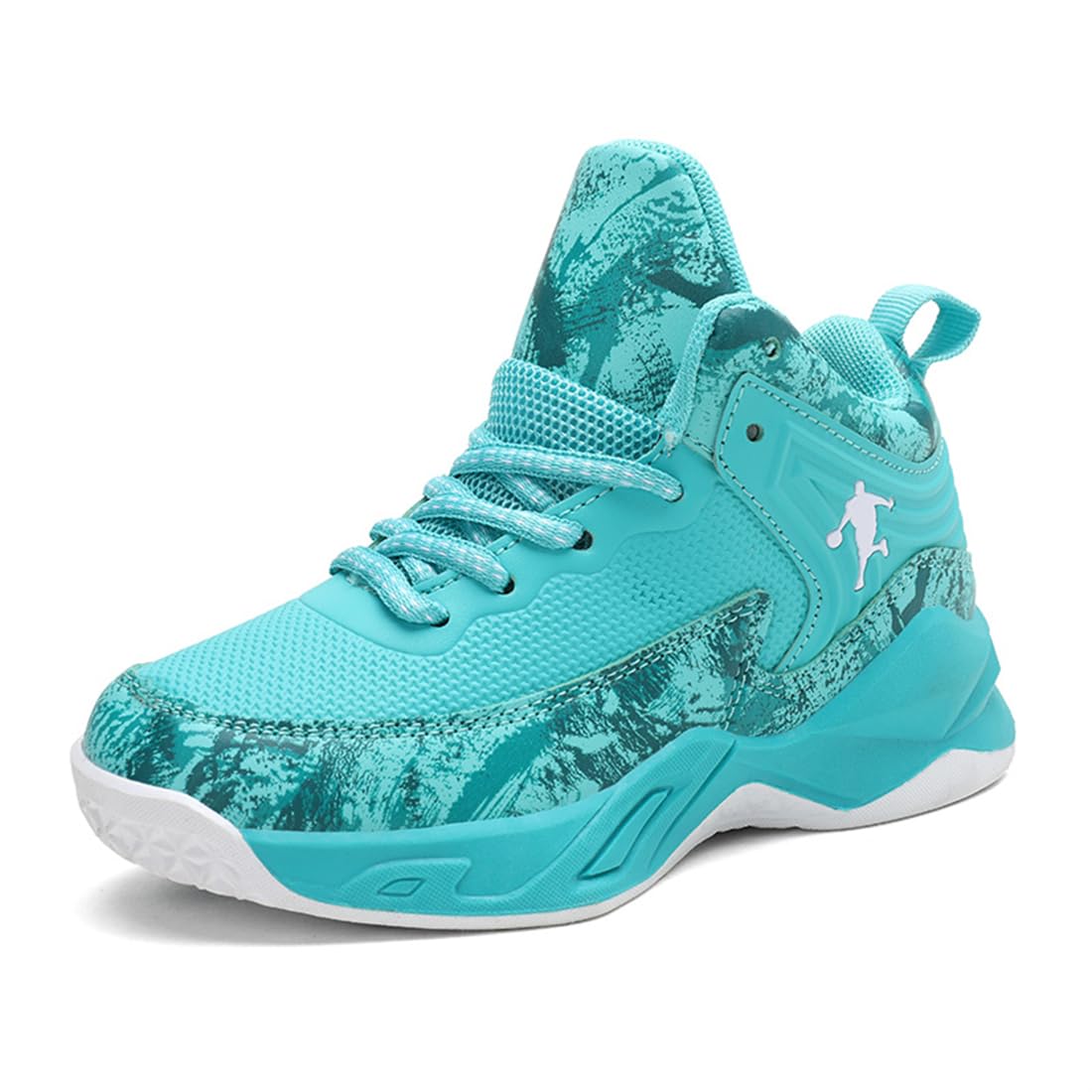 Basketballschuhe für Jungen Kinder Turnschuhe Outdoor Basketballschuhe für Mädchen Jungen Sportschuhe Leicht Atmungsaktive Turnschuhe Sneaker Walkingschuhe