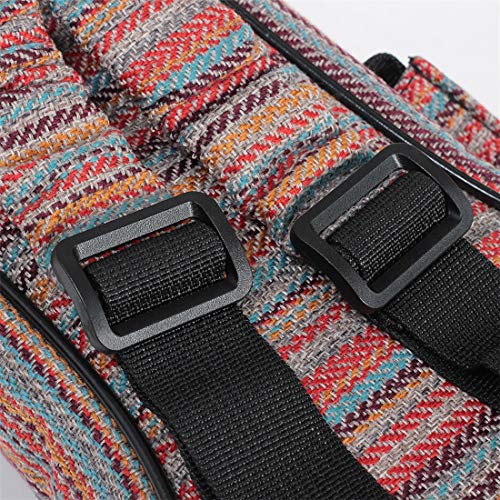 Longteam Bohemian Stripes Étui pour ukulélé 21/23 In Soprano/Concert rose - Les Beatles, Paul McCartney, John Lennon, RIngo Starr, George Harrison Longteam Bohemian Stripes Étui pour ukulélé 21/23 In Soprano/Concert rose – Image 5