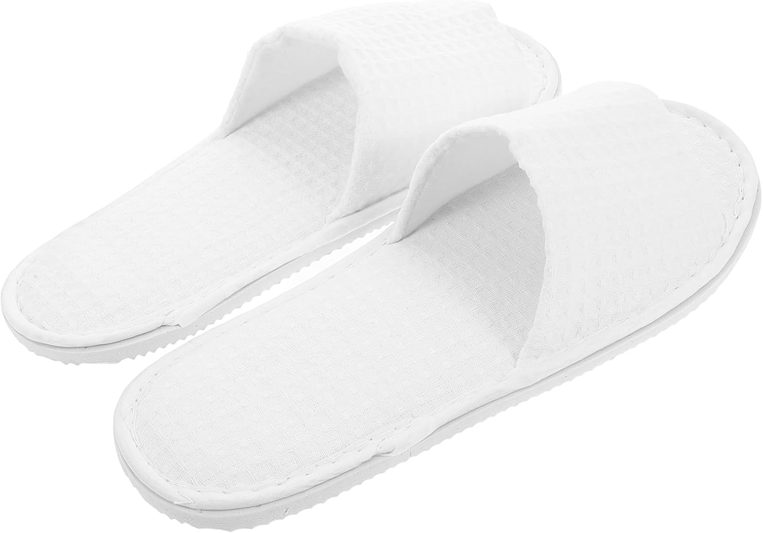 5pairs Open Toe House Slippers for Guests Lightweight and Stylish Indoor Spa Footwear for Hotel and Travel Use Comfortable and Elegant Design for Men and Women