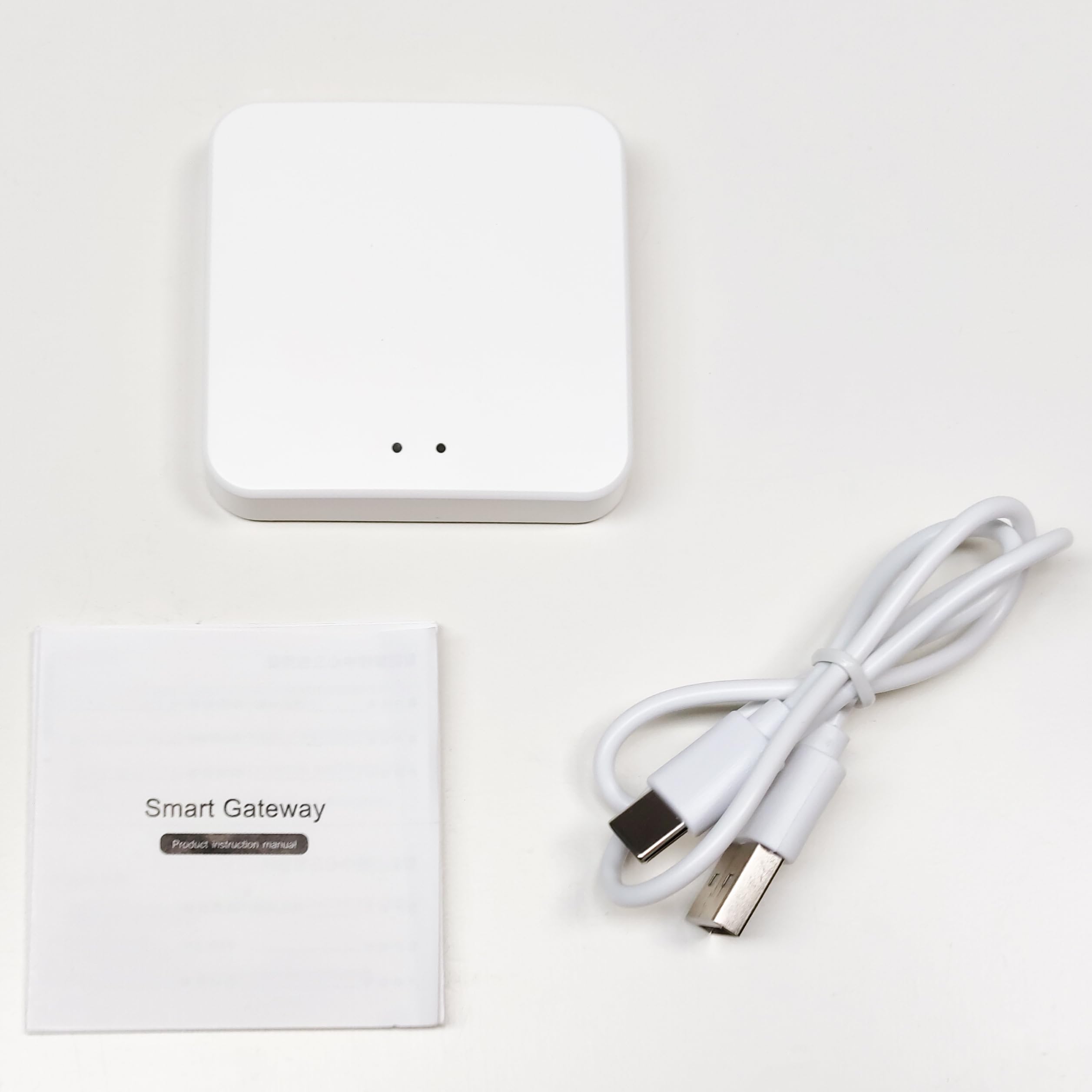 LED ATOMANT ZigBee 3.0 Gateway Hub inalambrico, Puerta de Enlace ZigBee y Bluetooth, App Smart Life y Tuya, Control por Voz con Alexa y Google Assistant, Automatizacion del hogar