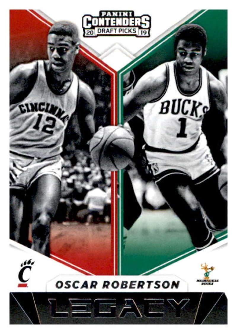 Amazon.com: 2019-20 Panini Contenders Draft Picks Legacy #6 Oscar Robertson  Cincinnati Bearcats/Milwaukee Bucks Basketball Card : Collectibles & Fine  Art
