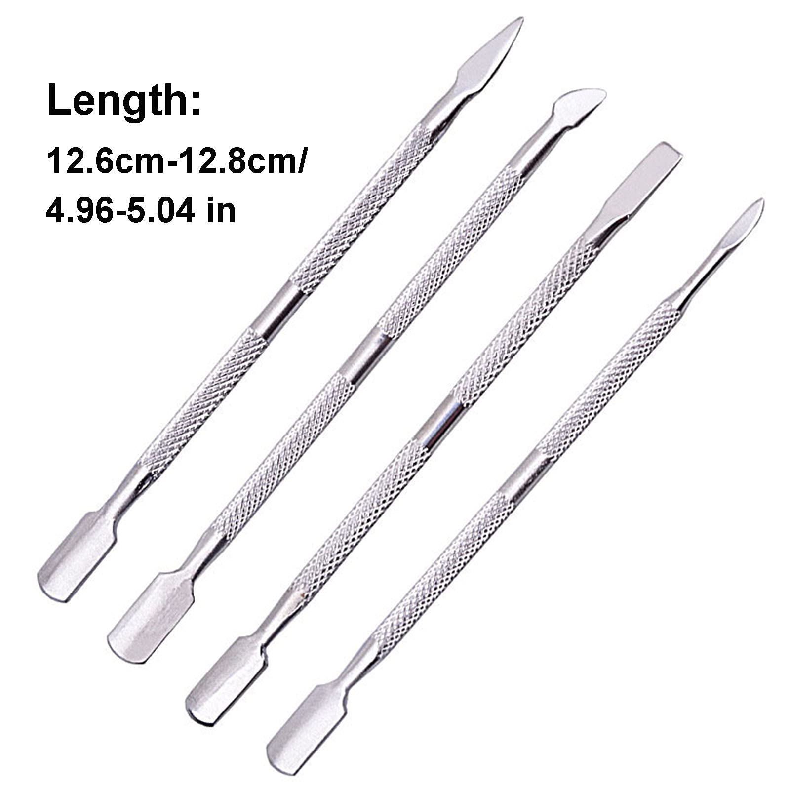 Tyenaza Nagelhautschieber Aus Edelstahl – Doppelseitig, 12,5 Cm, Für Maniküre & Pediküre