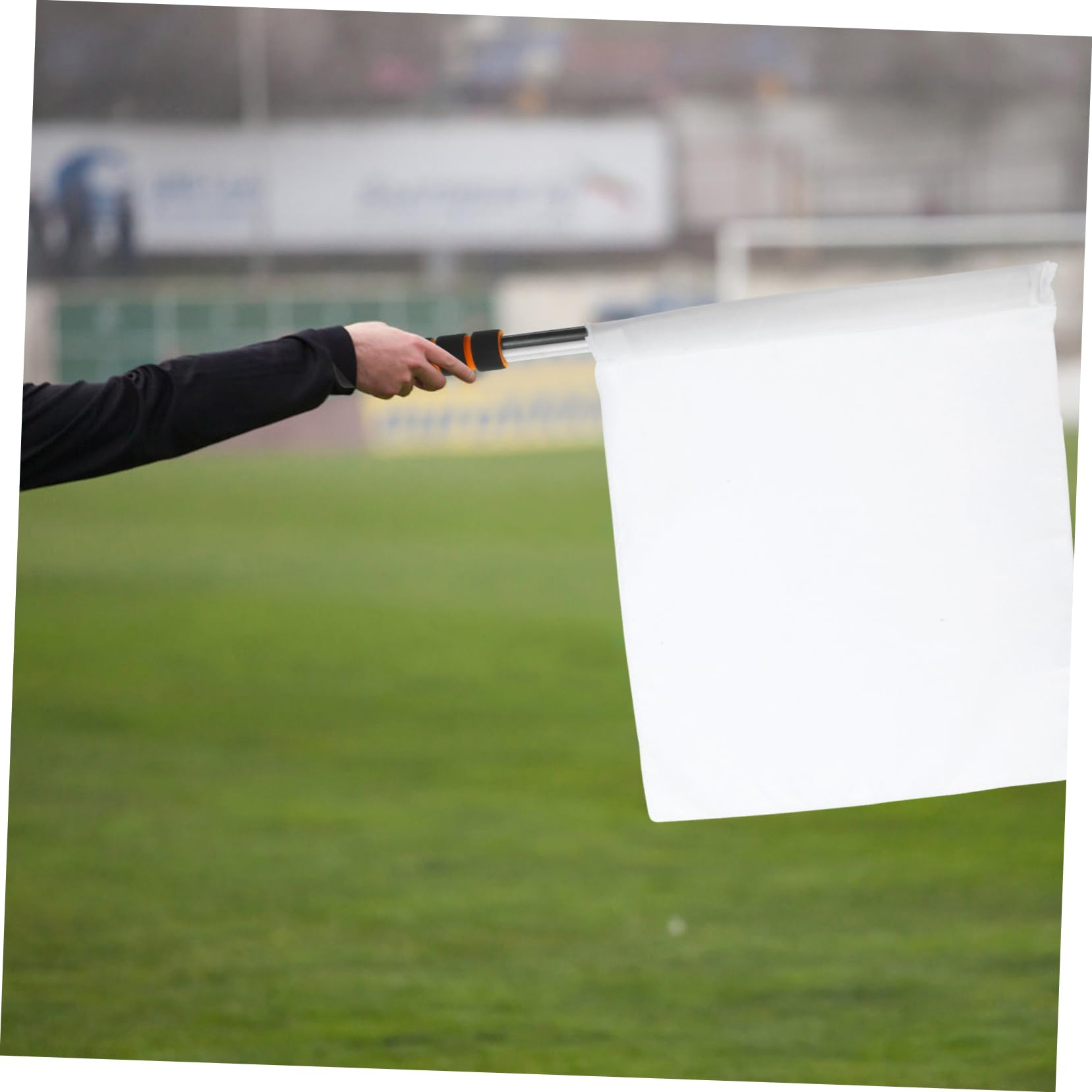 SUPVOX Set 10 Pezzi Bandiere Segnaletiche per Arbitri da Calcio e Pallavolo in Poliestere Leggero con Supporto in Acciaio Inox, per Competizioni Sportive e Segnalazioni Visibili