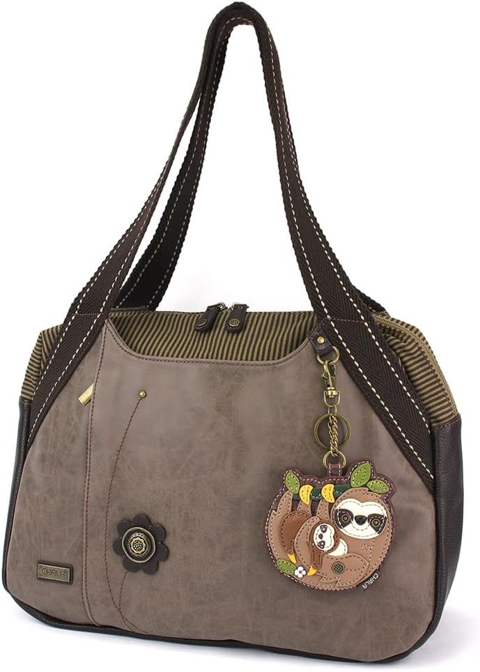 CHALA Bowling Bag - Sloth Family - Stone Gray