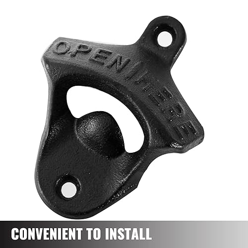 Miniatura 6 de OrangeA Abrebotellas de hierro fundido 100 piezas de soporte de pared clásico rústico para barras de hogar y cueva de hombre