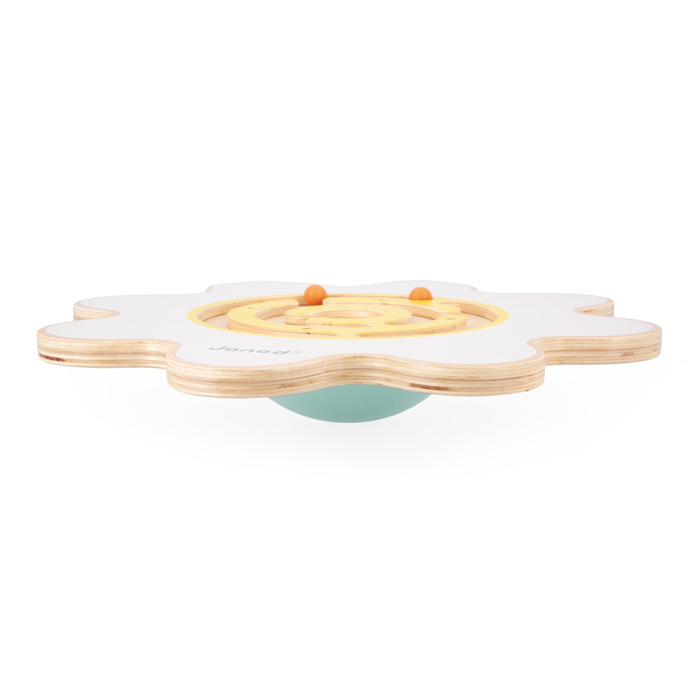 Janod Planche d'Équilibre Fleur Sweet Cocoon Jouet en Bois FSC Développe Équilibre et Concentration Enfant dès 5 Ans
