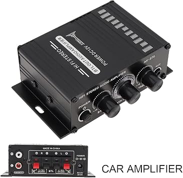 Power Amplifier Audio Karaoke Home Theater Amplifier 2 Channel Class D Amplifier USB/SD AUX Input