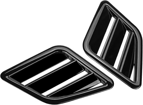Hood Intake Decorative Compatible With Lexus For IS200T IS250 IS350 ISF GS350 GS450H Car Air Intake Trim Front Hood Vent Engine Cover Hood Vent Color Glossy Black