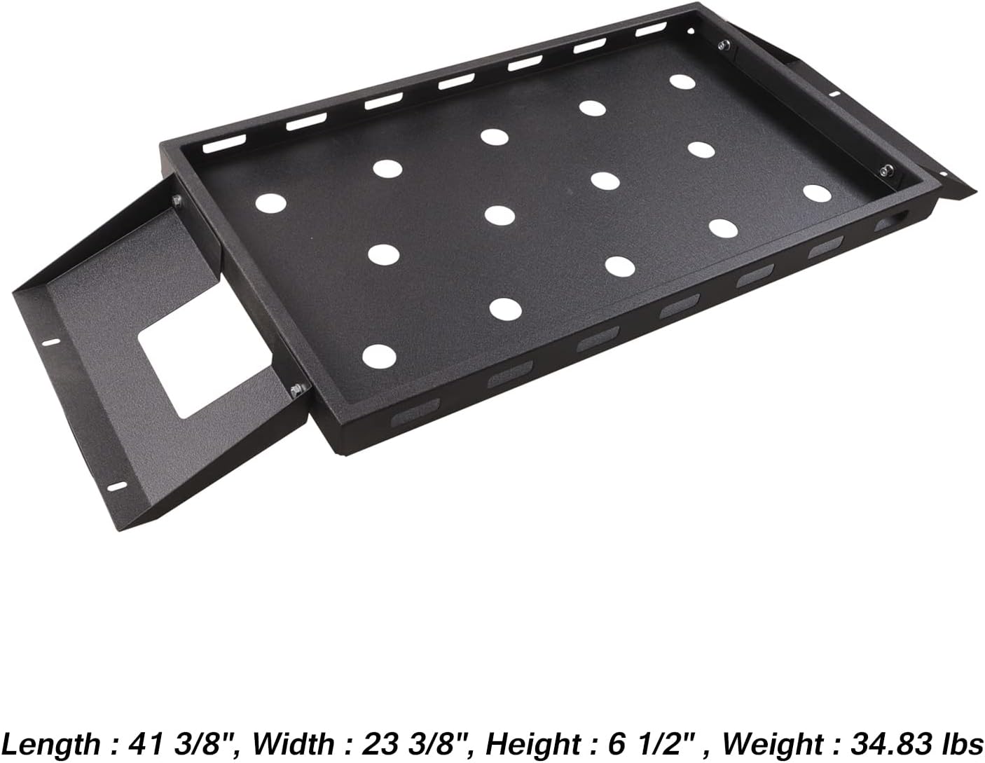 EAG Interior Rear Cargo Basket Rack Luggage Storage Carrier Fit for 2018-2022 Wrangler JL Unlimited Sahara Sport Rubicon 4 Door