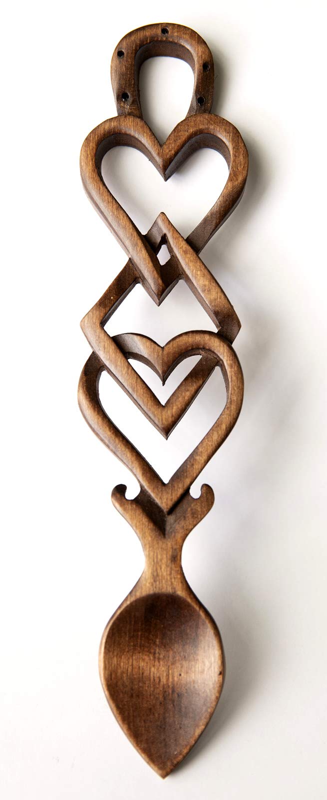 Diamonds are Forever Welsh Love Spoons - Handcarved in Wales