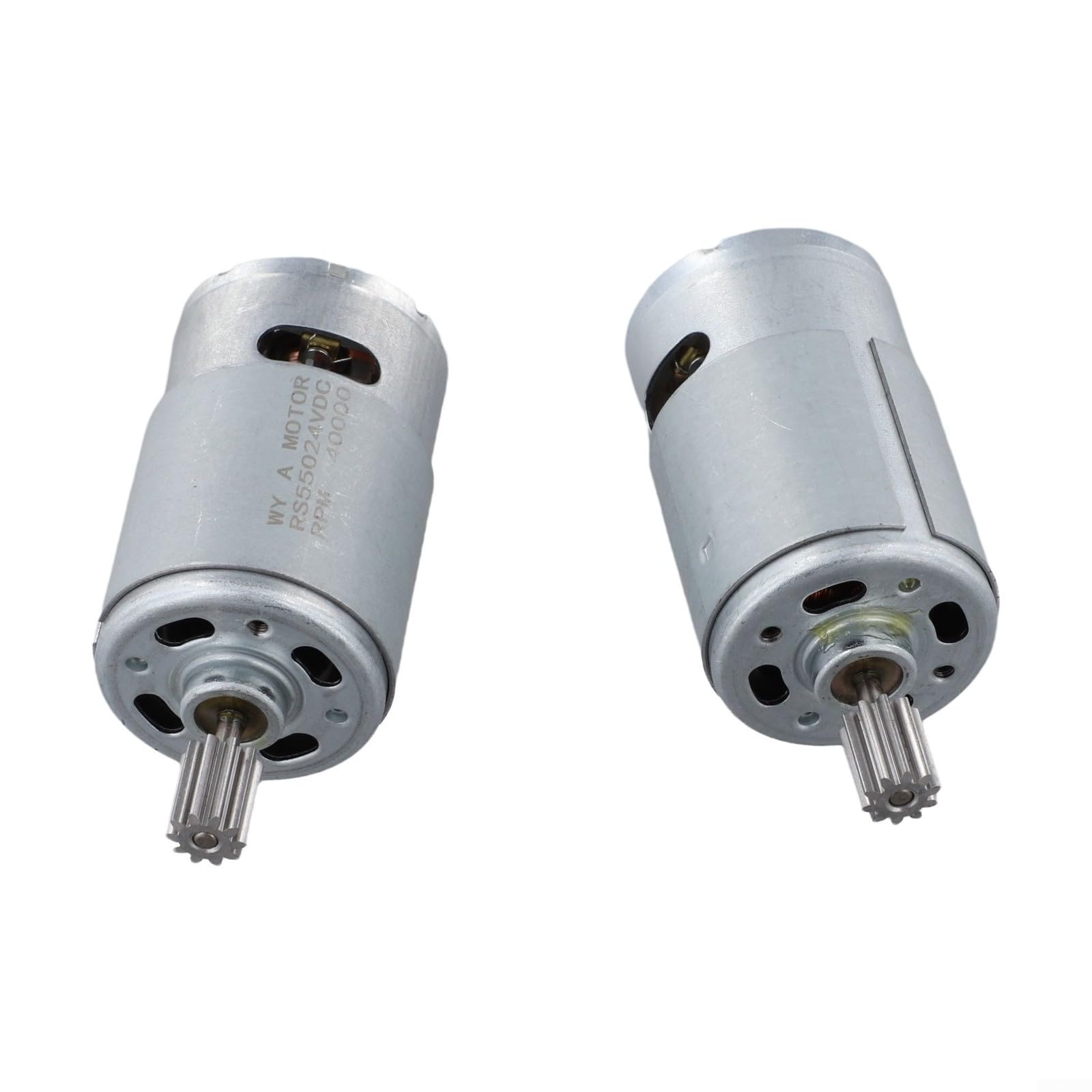 2 pezzi RS550 24V motore elettrico 40000 giri/min, con ingranaggio 10T per bambini Ride On Car, motori di ricambio CC ad alta velocità, per veicoli elettrici per bambini
