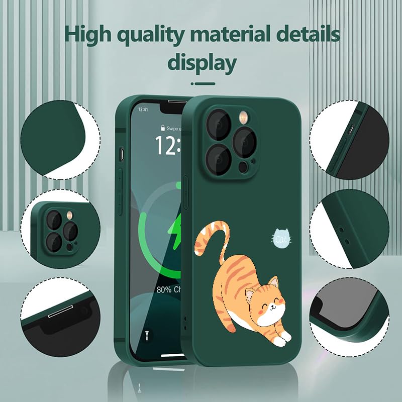 WOKEZ Fet Katt Telefonfodral för Honor Magic5 Lite/X9a - Ultratunn Skydd