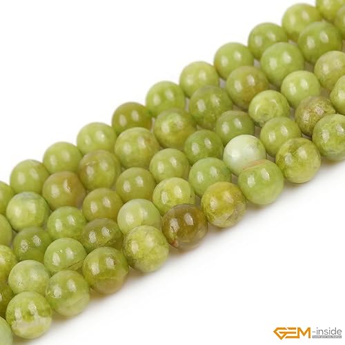 Miniatura 404 de GEM-Inside - Cuentas sueltas de piedra de lava negra natural de 0.315 in para hacer joyas, 15 pulgadas Cordierita de grado A