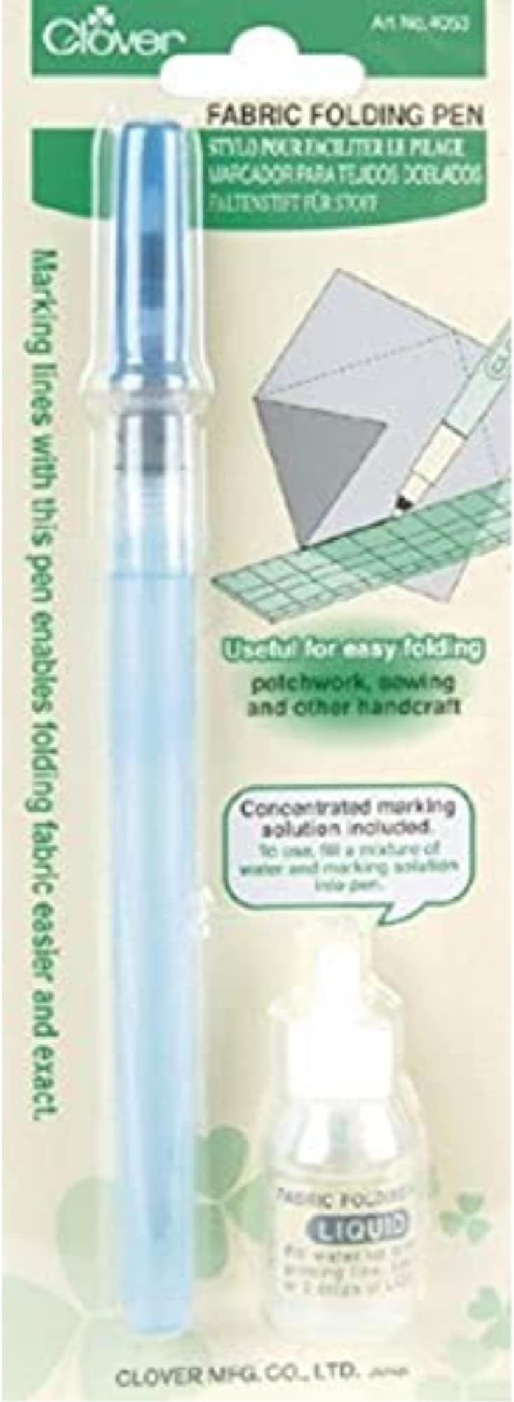 Fabric Folding Pen (4053) Clear, 124