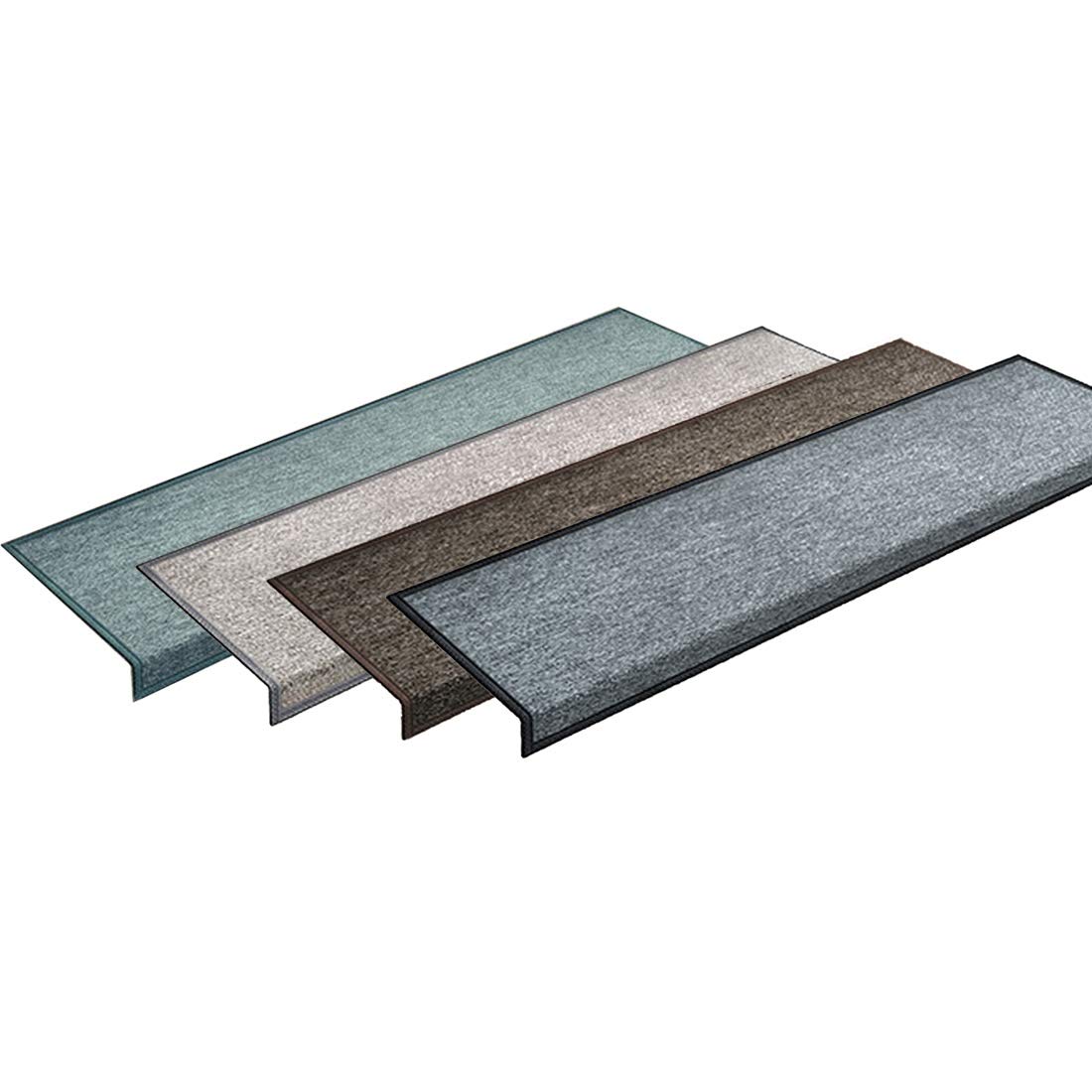 Maymat Bullnose Self-Adhesive Stair Treads Carpet Non-Slip and Perfect for Indoor