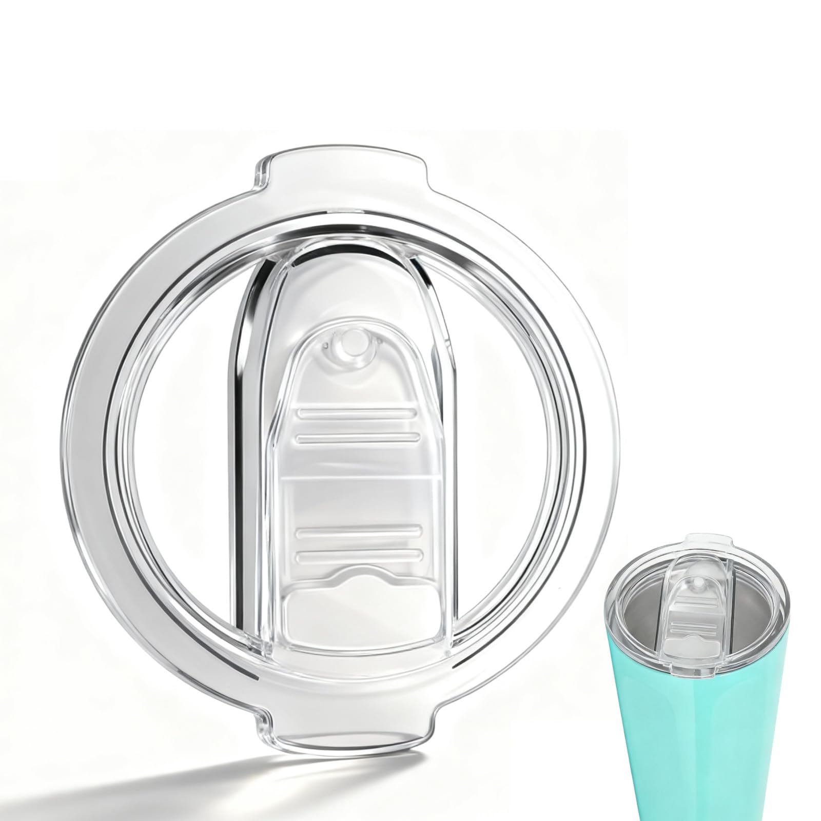 Photo 1 of Compatible with Corkcicle Replacement Lid,1Pack Spill-Proof Replacement Lid Compatible with Corkcicle 16OZ Travel Coffee Tumbler(Only Fit for 16oz).