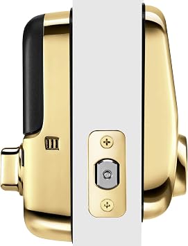 Yale Assure Lock - Touchscreen Keypad Door Lock in Brass
