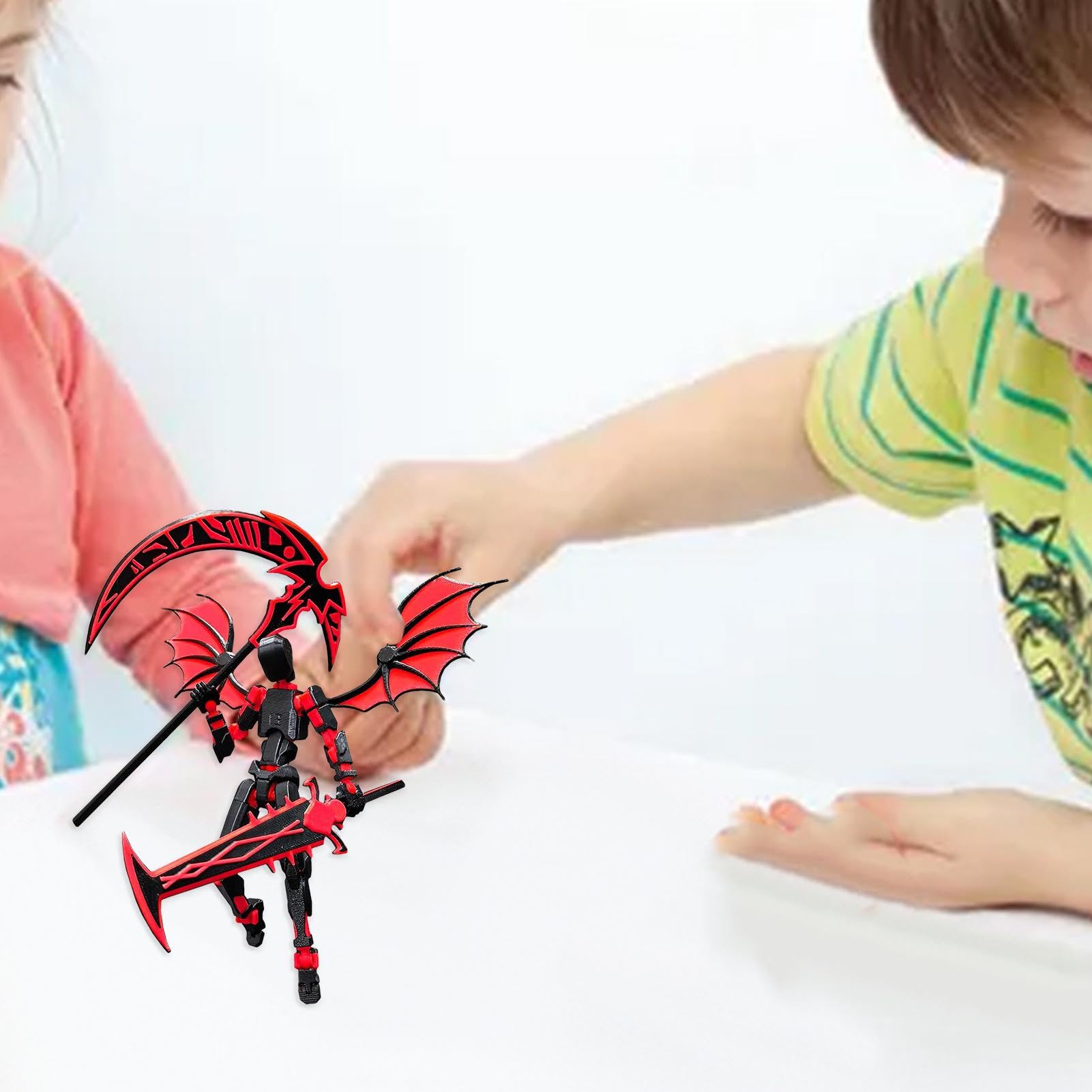 Figurine D'action Imprimée En 3D Ultra Articulée - Jouet Flexible Multi-positions, Décor De Bureau Anti-stress, Cadeau Original Pour Tous