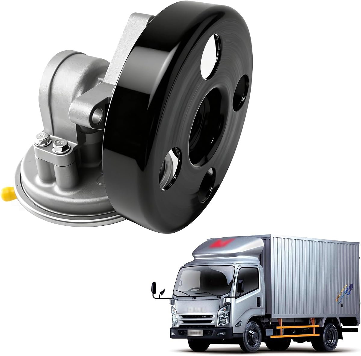 904-862 Vacuum Pump with Pulley for 1995-2020 Isuzu NPR-/HD | Fits L96 LQ4 LY6 L31 L05 3.0L 3.9L 4.8L 5.2L 5.7L 6.0L Gas V8 L4, Replaces OE# 8972410351 97241035